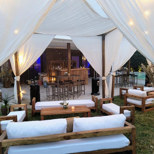 Alquiler De Livings Rústicos De Madera Para Eventos