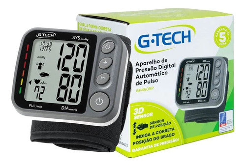 Aparelho De Pressão Arterial Digital De Pulso G-tech 3d