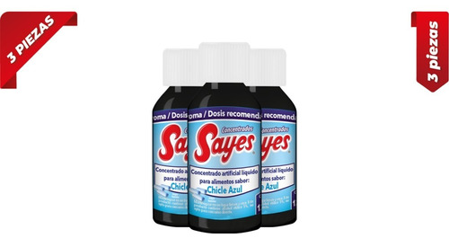 Concentrado Saborizante Sayes Sabor Chicle Azul 120ml