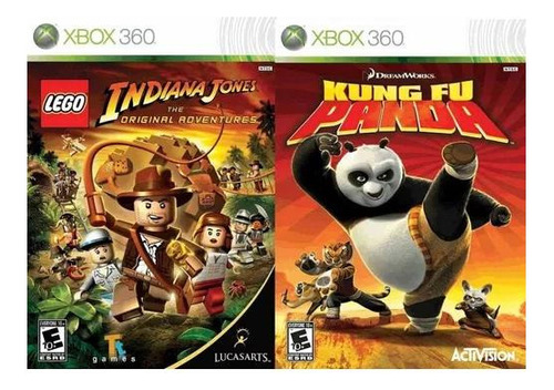 Lego Indiana Jones Y Kung Fu Panda Xbox 360  (Reacondicionado)