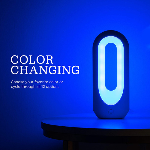 Enbrighten Color-changing Led Lamp, Modern Night Light, Dimm