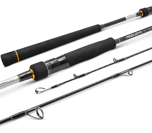 Vara Molinete Mizuchi Light Jigging S642l Pe 1.5 2p Daisen Cor Preto