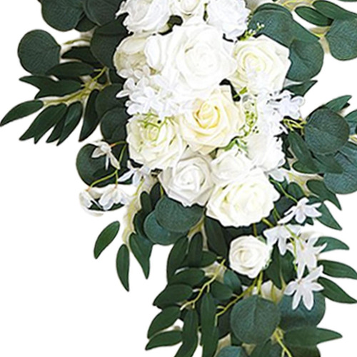 - Decoraciones De Telón De Fondo De Boda Con Guirnalda
