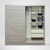Comprar Placard Puertas Corredizas Cuerpo Jacarandá 180x180 Cubos Dm