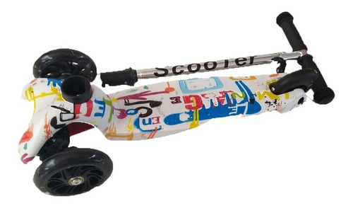 Scooter Patin Del Diablo Tres Ruedas Print Graffiti Diseños