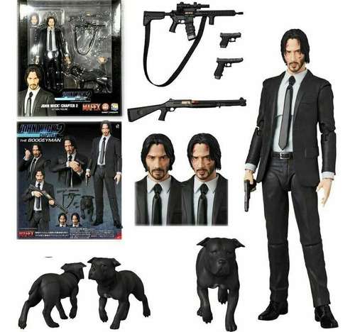 Action Figure John Wick Chapter 2 Mafex No.085 Keanu Reeves