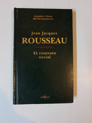 El Contrato Social - Rousseau - Altaya -  L370 