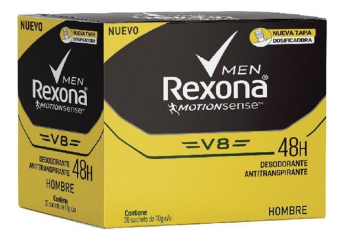 Rexona Men Desodorante V8 - g  Fragancia Suave & Agradable