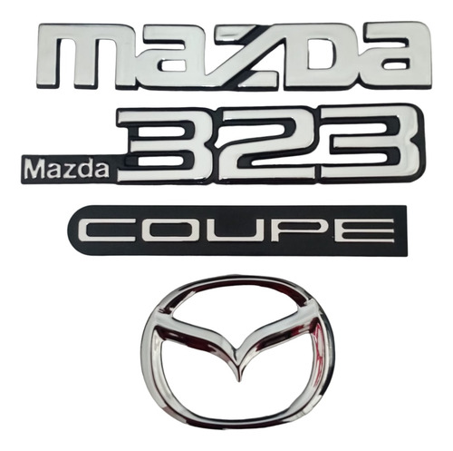 Emblemas Traseros Mazda 323 Coupe Autoadhesivos