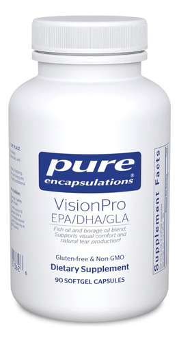 Visionpro Epa/dha/gla Pure Encapsulations 90 Softgel