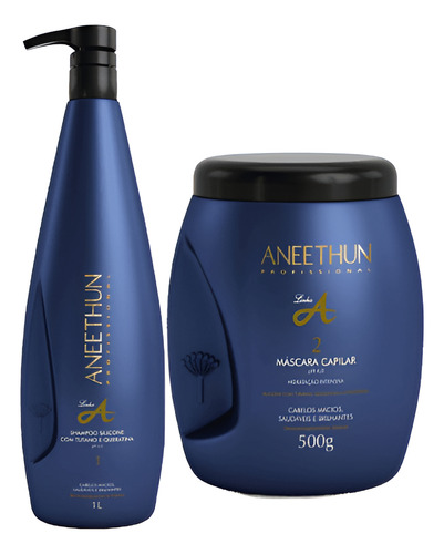 Kit Hidratação Linha A Aneethun 1l + 500g Máscara