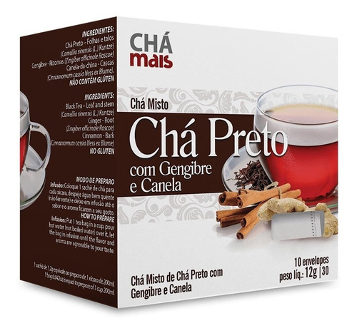 Chá Preto 15g 10 Sachês