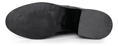 Bota Cuero Mujer Botita Zapato Elastico Vestir Taco Briganti