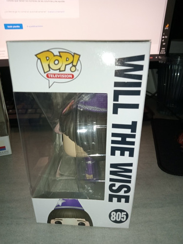 Imagen 5 de 8 de Funko Pop Will The Wise - Stranger Things 3ra Temp. En Caja