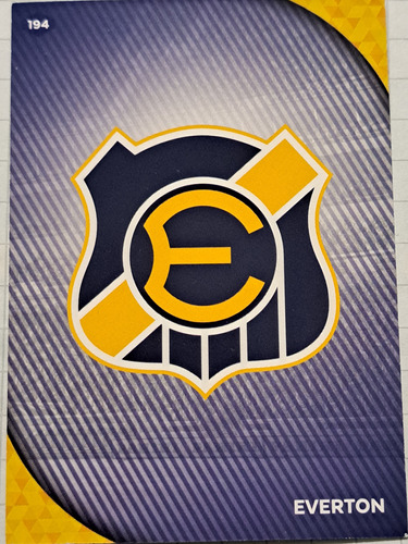 Carta Adrenalyn Xl Fútbol Chileno 2019 Escudo Everton #194