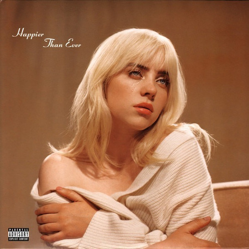 Imagen 2 de 4 de Billie Eilish Happier Than Ever Vinilo Doble Marrón Limitado