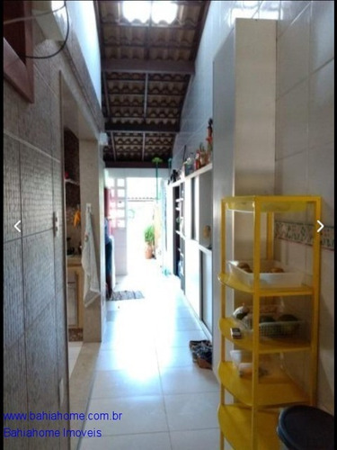 Imagem 19 de 20 de Excelente Casa Com Quatro Suítes A Venda Em Patamares Possui Espaço Gourmet Com Piscina E Churrasqueira, Tornando Os Ambientes Bastante Convidativos - Ca78mc