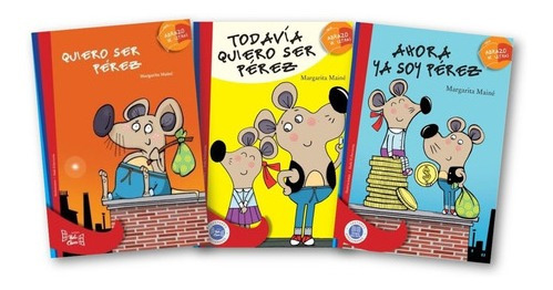 ** Combo 3 Libros Margarita Maine ** Quiero Ser Perez