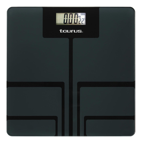 Taurus Obelix-3000 bascula corporal hasta 180kg negro