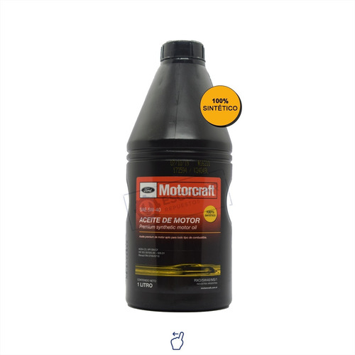 Imagen 1 de 9 de Aceite Ford Motorcraft 5w40 100 % Sintético X 1 Lt.