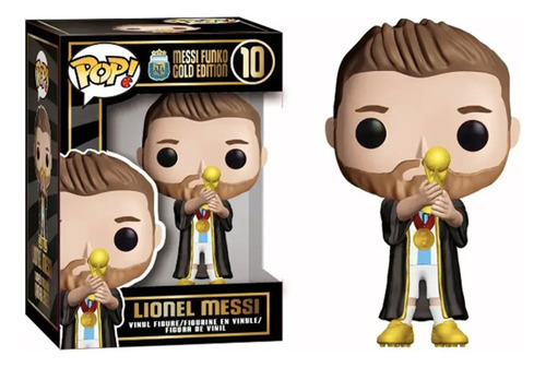 Figura Juguete Lionel Messi Funko Custom Futbol Campeón 2022