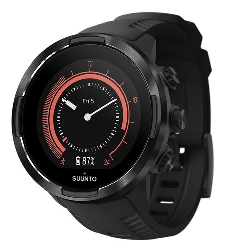 Smartband Suunto Baro SS050564000 1.34" caixa 50mm de  polímero reforçado com fibra de vidro, pulseira  preta