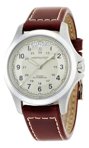 Hamilton Khaki Field King Reloj Automatico Beige Dial Para H