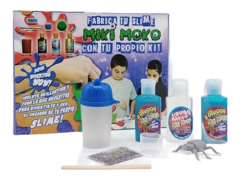 Fabrica De Slime Miki Moko Kit Especial Original Edu Full