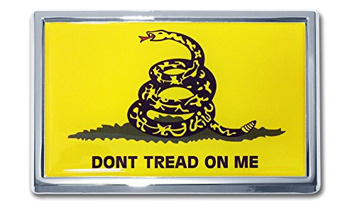 Emblema Cromado Para Automóvil «don't Tread On Me»