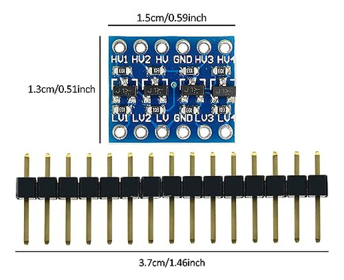 Pacote De 20 Conversores De Nível Lógico I2c Para Arduino