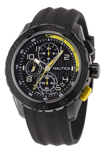 Reloj Para Hombre Nautica Nst 101 Napnss302 Negro