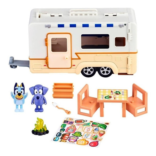 Bluey Y Jean Luc Camper Caravana De Aventuras 