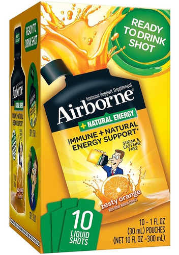 Vitamina C 10 Sobres  Airborne - - Unidad a $30931