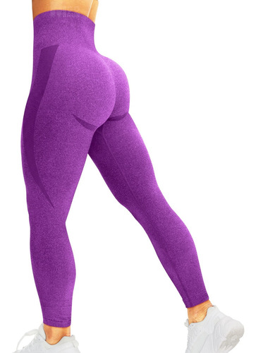 Higorun Leggings Sin Costuras De Talle Alto Para Mujer Panta