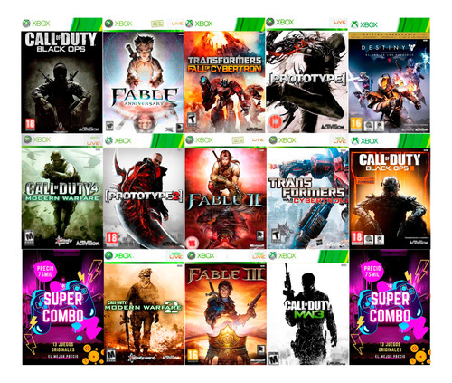 Super Combo 13 Juegos Orignales Xbox 360