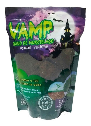 Guano De Murciélago Vamp Fertilizante Orgánico Vegetativo
