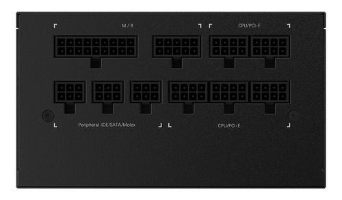 Imagen 4 de 7 de Fuente Gamer Gigabyte 1000w P1000gm 80 Plus Gold Modular Pc Color Negro