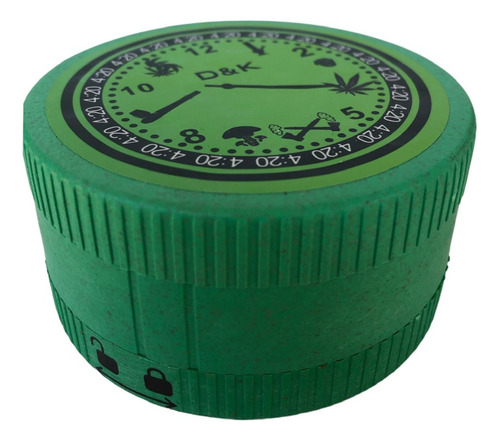 Picador Grinder D&k Grande 4 Partes Tapa Iman Gabba Grow 