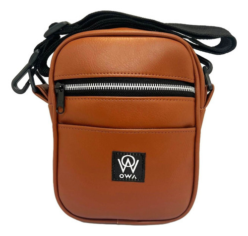 Bandolera Morral Mini Cartera Cuero Sintético Unisex Owa 