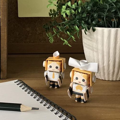 Piperoid Hatsune Miku Series Rin & Len - Kit De Robot De Bri