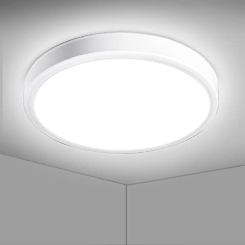 Lámpara De Techo Led 18w 22cm Montaje Techo Dormitorio Blanc