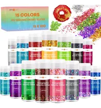 Comprar Brillo Holográfico Para Manualidades - 15 Colores, 10g Cada