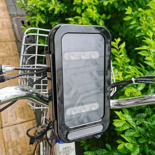 Soporte Impermeable Para Teléfono Móvil De Moto Ajustable En