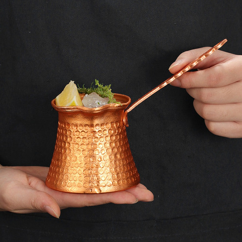 Wcafetera Turca, Cafetera Griego, Cezve De Cobre Martillado