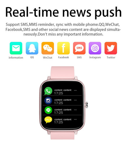 Reloj Inteligente Led Con Pantalla Táctil Completa De 1.4''