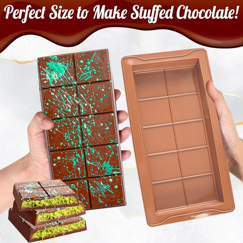 Molde Para Hacer Barras De Chocolate Molde De Silicona Para
