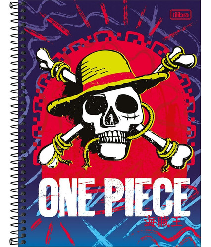 Caderno One Piece Série 10 Matérias Espiral Tilibra Capa 3