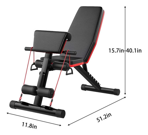 Cadehub Banco De Entrenamiento Banco De Pesas Ajustable
