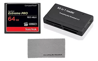 Tarjeta De Memoria Sandisk Extreme Pro 64gb Cf Para Canon