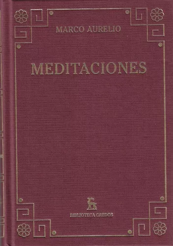 meditaciones, de marco aurelio. gredos, 2001 - Compra venta en todocoleccion